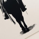 Cowboy on Horse Print