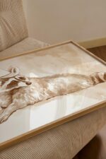 Cowboy Raccoon Watercolor Print