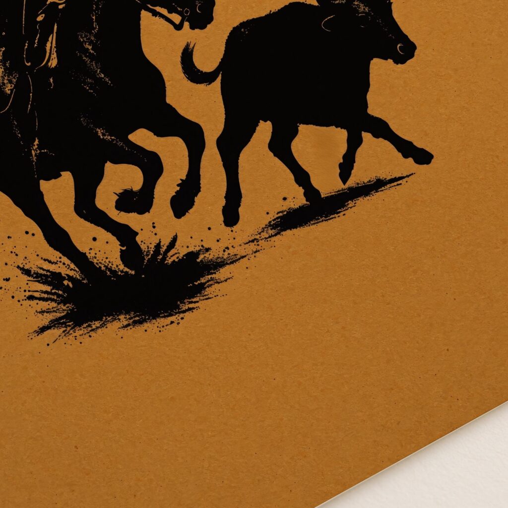 Cowboy Roping Wall Art