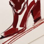 Cowgirl Boot Sketch Art