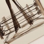 Cowgirl Boxing Art Western Wall Sketch Print