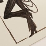 Cowgirl Lasso Silhouette Modern Western Art Print