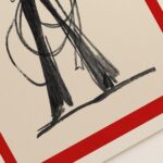 Cowgirl Line Art Print Minimalist Western Ranch Decor