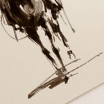 Cowgirl Line Art Print Minimalist Western