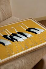 Crane Birds Wall Art