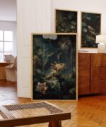 Dark Academia Frog Print Set of 3