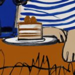 Dog Birthday Cake Poster