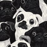 Dog Party Art Print