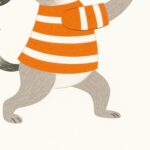 Dog Playing Football Poster