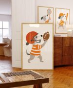 Dog Sports Nursery Art Set
