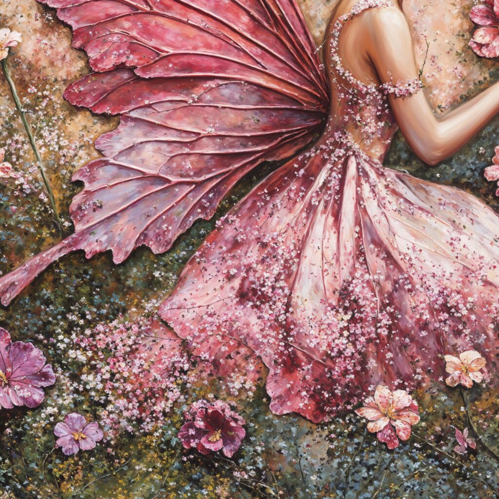 Fairy Butterfly Painting Print