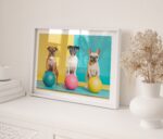 Fitness Dog Art Print
