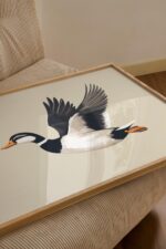Flying Indian Runner Duck Art Print