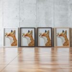 Fox and Bee Art Print
