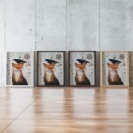 Fox and Raven Art Print