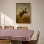 Frog Cowboy on a Bucking Bronco Print