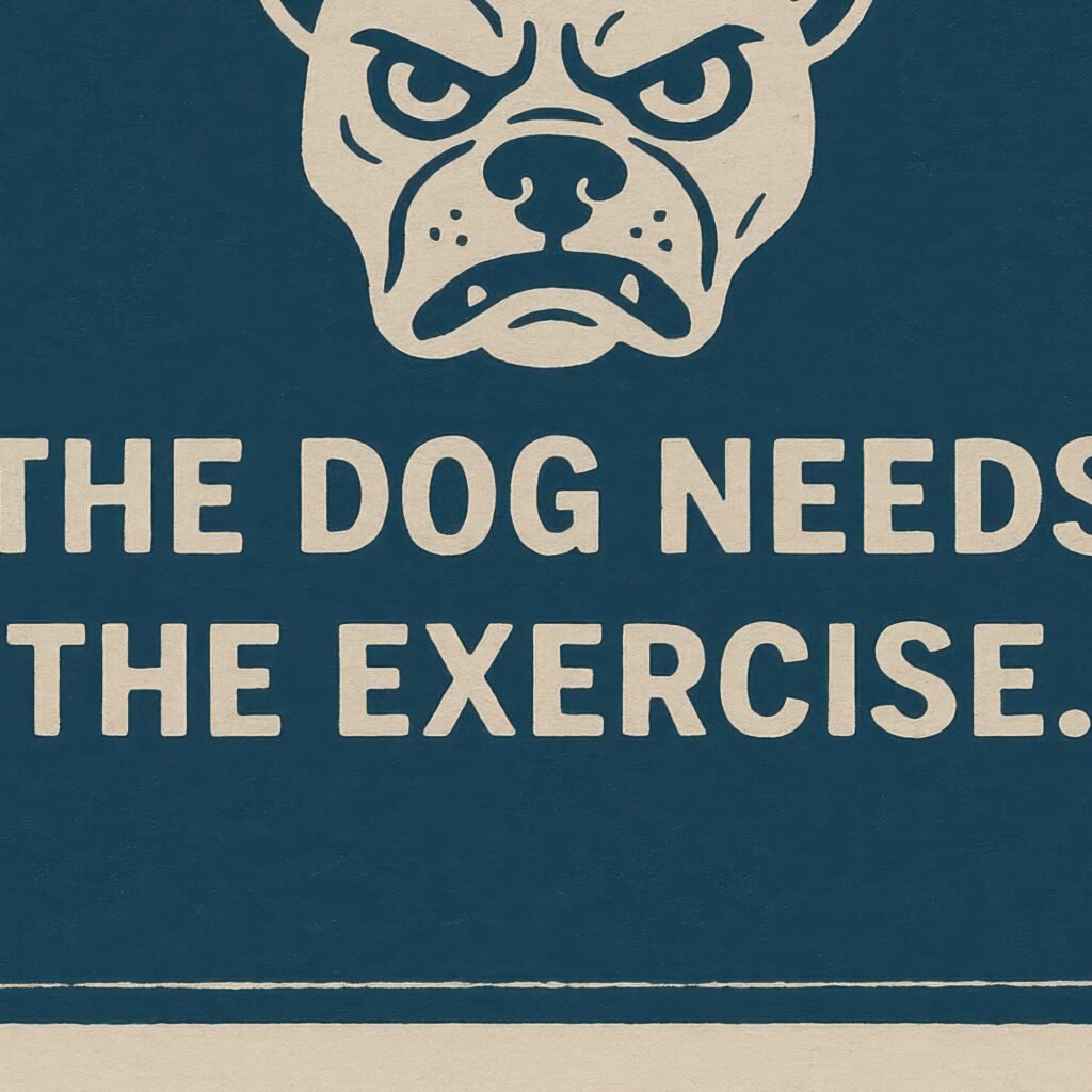 Funny Dog Art Print