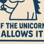Funny Unicorn Wine Print