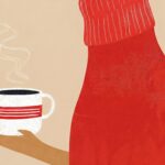 German Shepherd Coffee Art Print