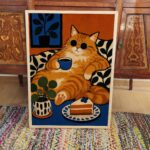 Ginger Cat Coffee Print