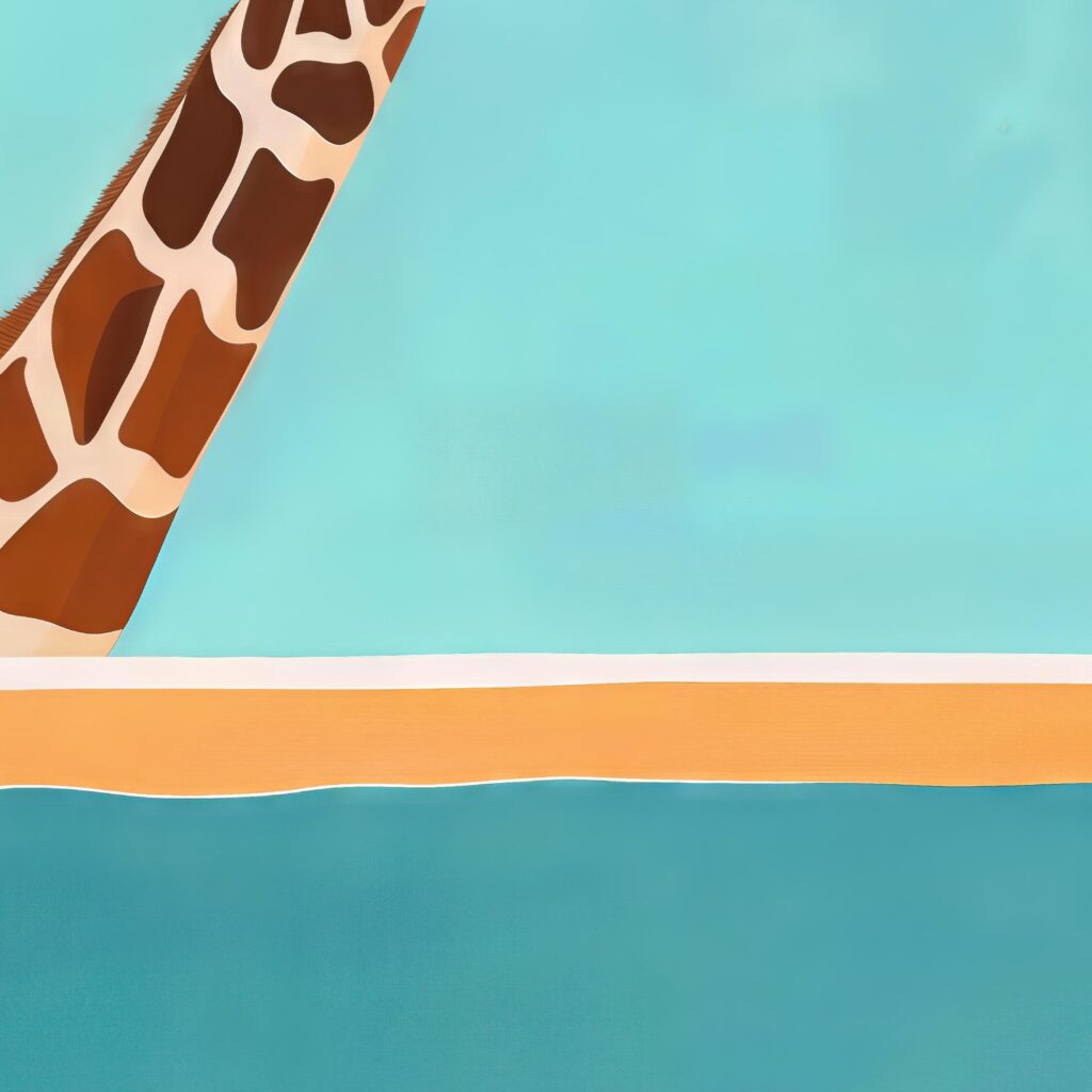 Giraffe Safari Wall Art