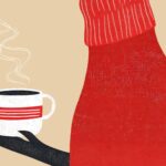 Greyhound Coffee Whippet Dog Poster