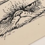 Grumpy Cowboy Cat Sheriff Print