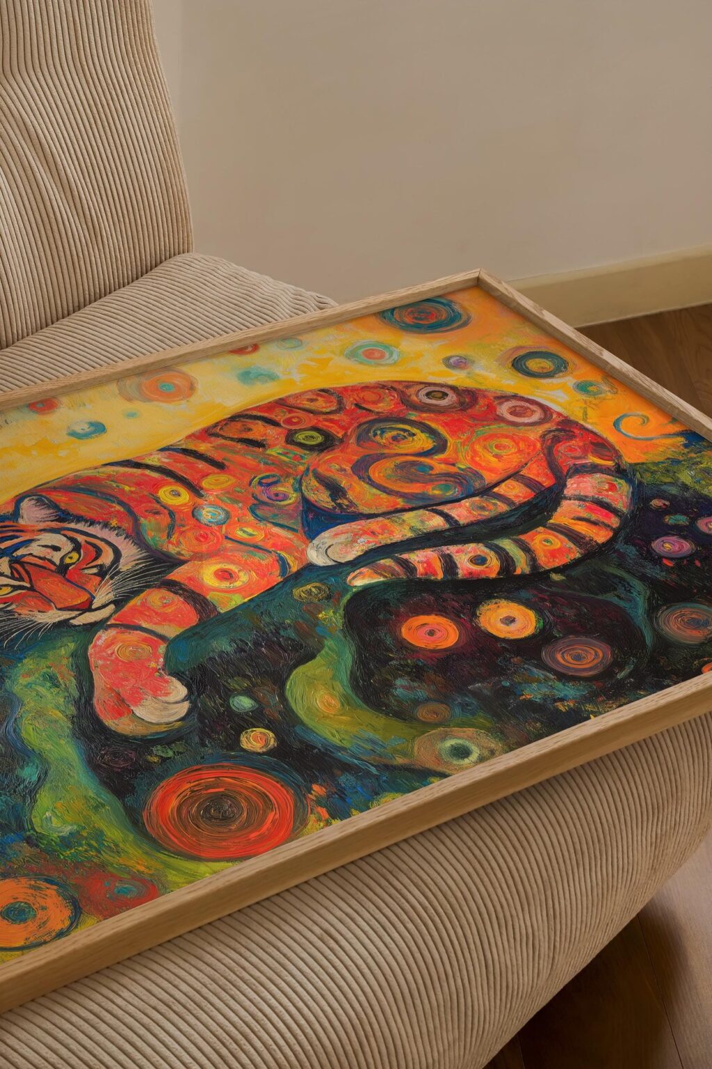Gustav Klimt Tiger Print