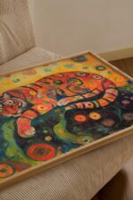 Gustav Klimt Tiger Print
