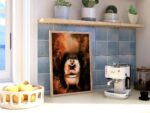 Hedgehog Bathroom Print