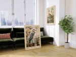 Heron and Sandhill Crane William Morris Wall Art Set