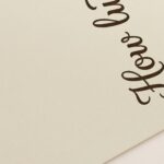 How Lucky Are We Quote Minimalist Script Print