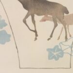Japanese Deer Vase Print
