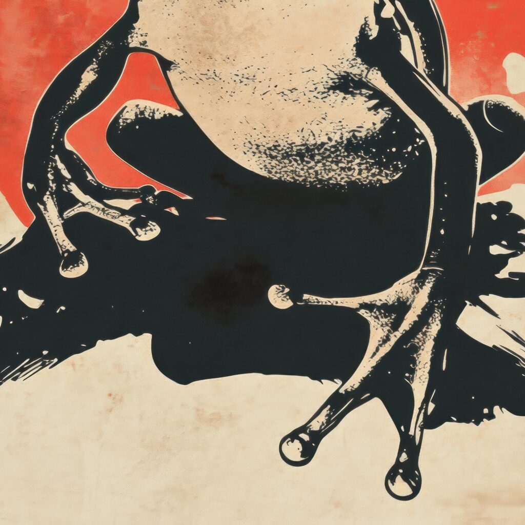 Japanese Frog Art Print