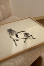 Japanese Ink Horse Print
