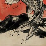 Japanese Koi Fish Art Print