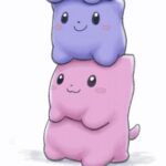 Kawaii Cat Stack Poster
