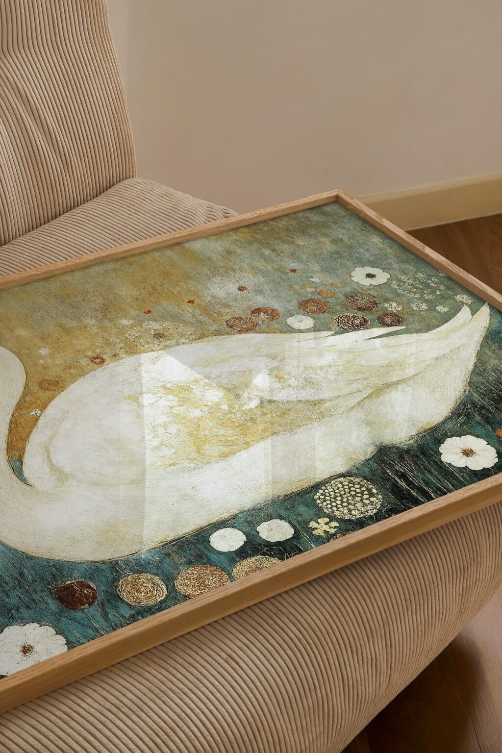 Klimt Swan Print