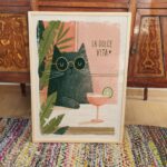 La Dolce Vita Cat Print