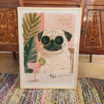 La Dolce Vita Pug Print