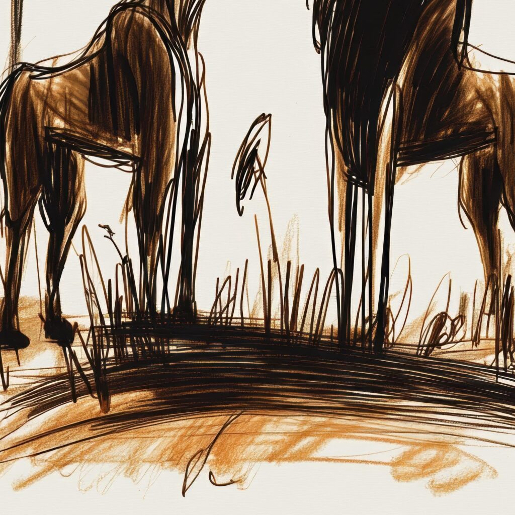 Lion Couple Wall Art