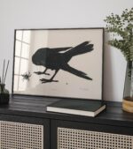 Minimalist Crow Art Print