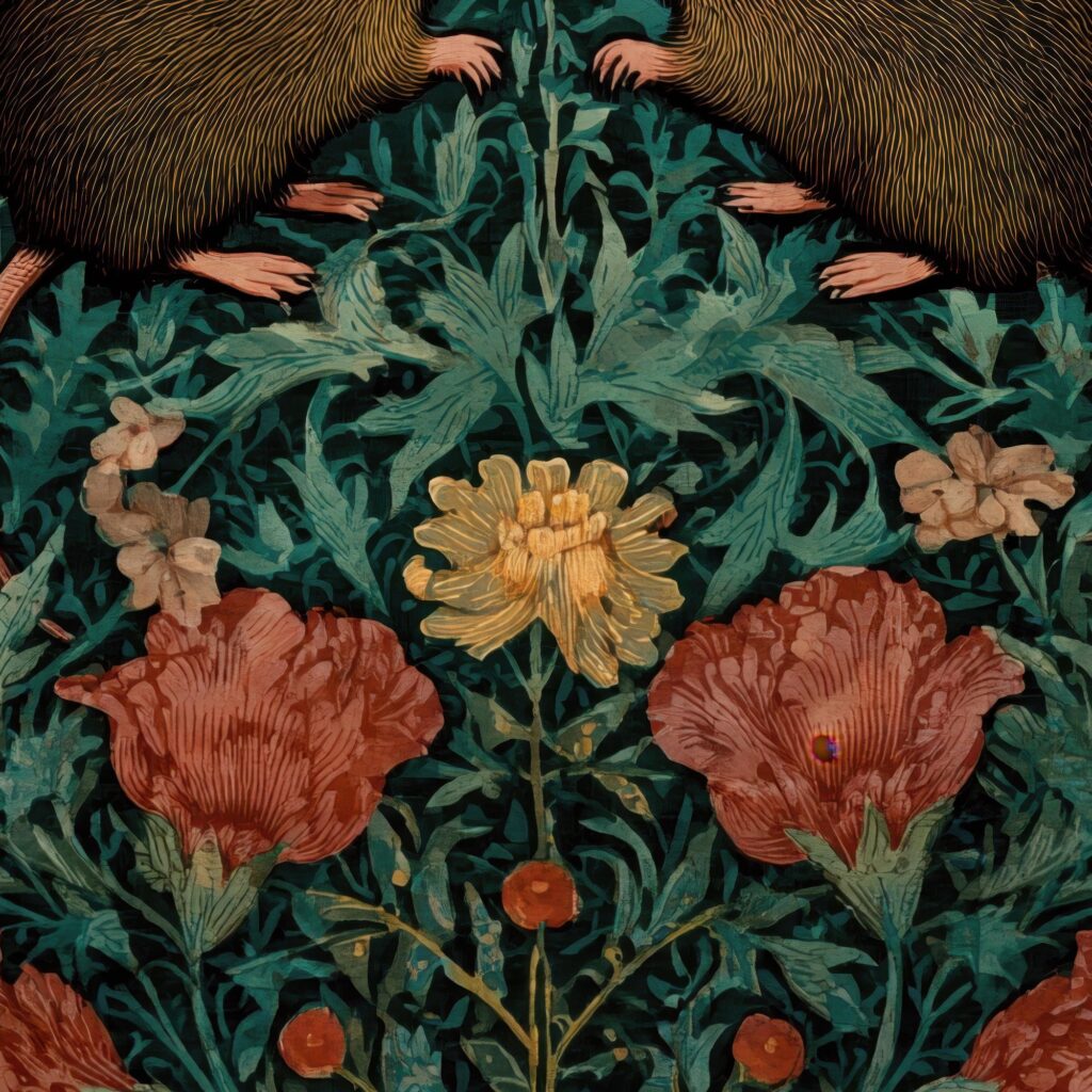 Mole Botanical Print