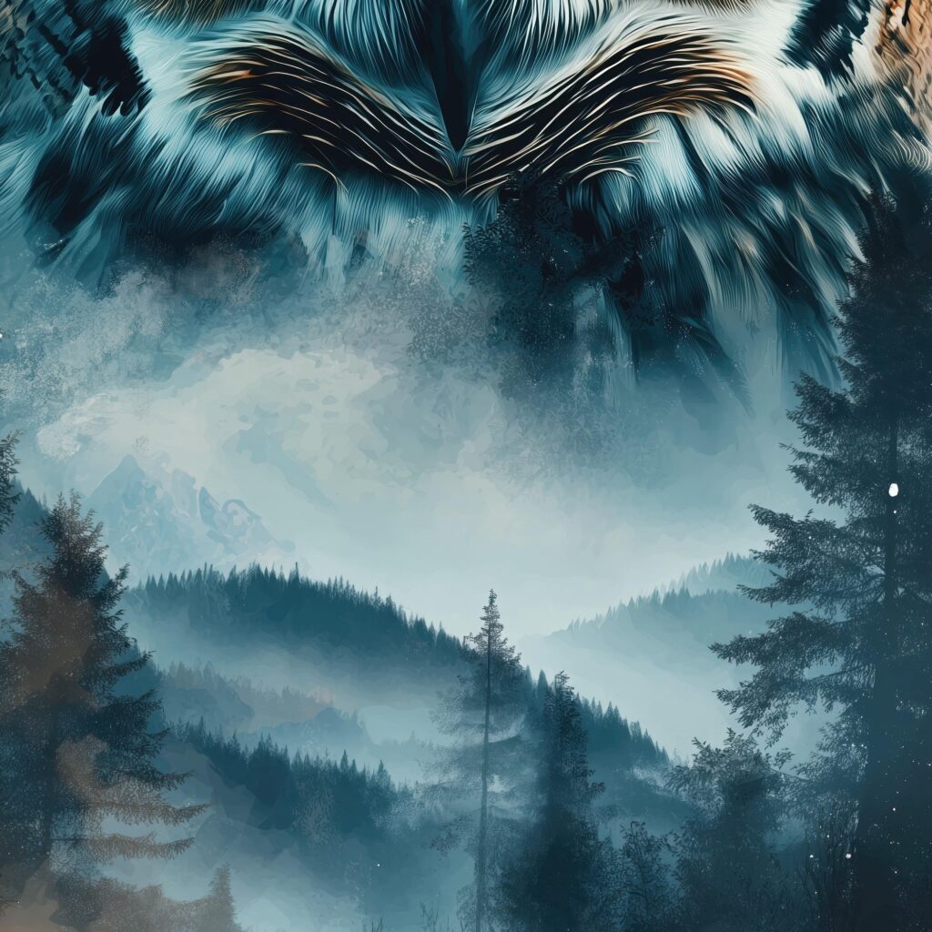 Mystical Owl Moon Print