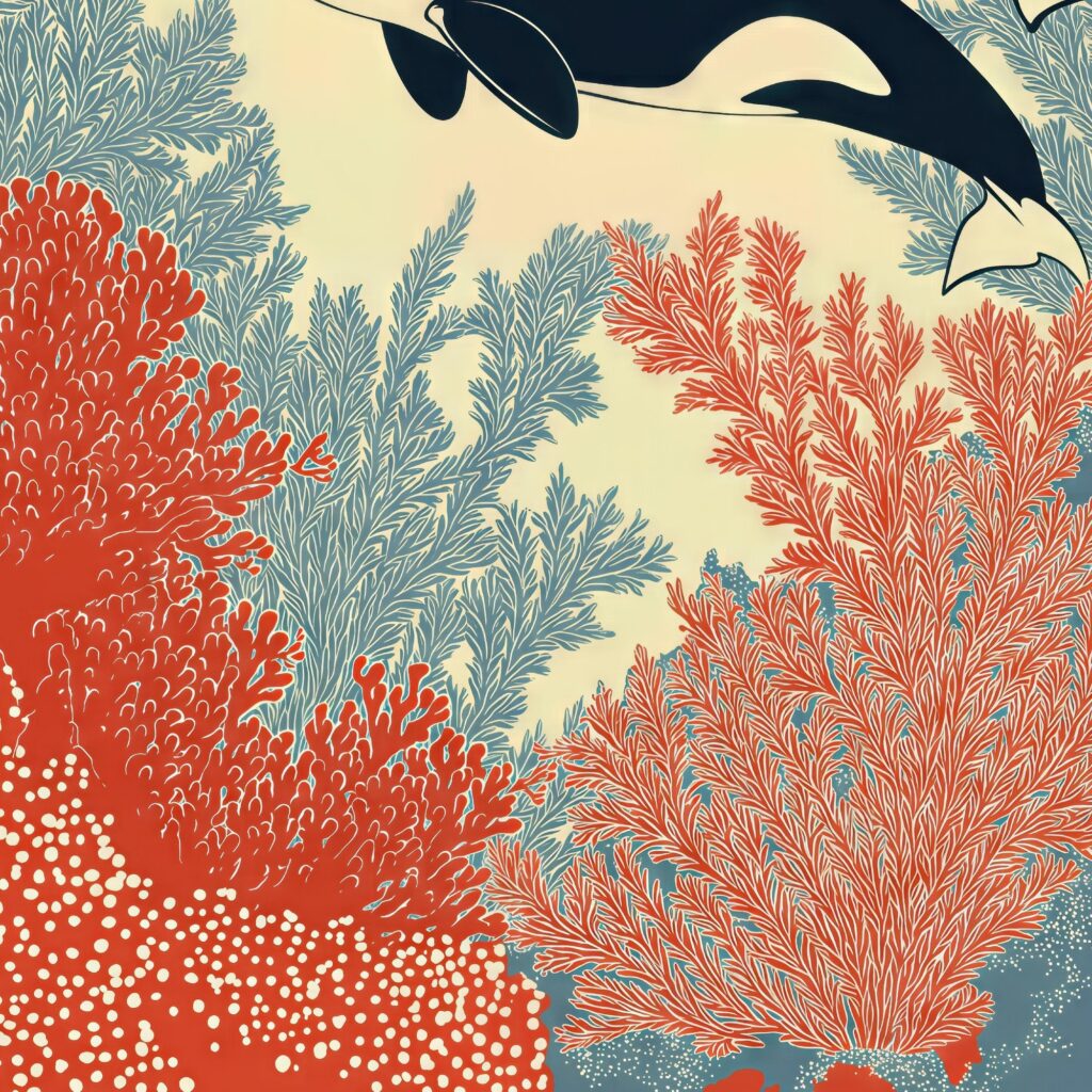 Orca Coastal Wall Art