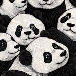 Panda Party Art Print