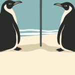 Penguin Beach Poster