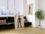 Playing Card Western Art Prints Set of 2