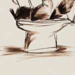 Raccoon Bathroom Art Print