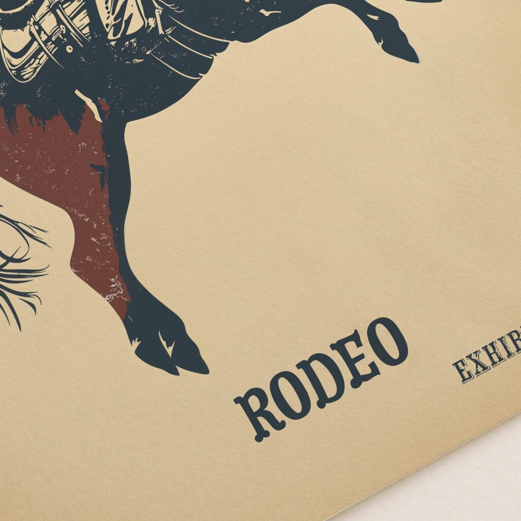 Rodeo Cowboy Art Print